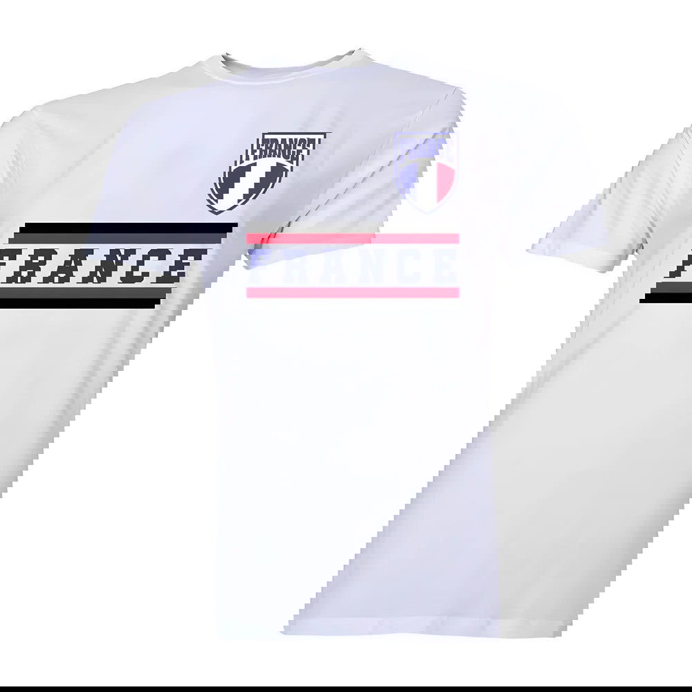 France Core Football Country T-Shirt (White)