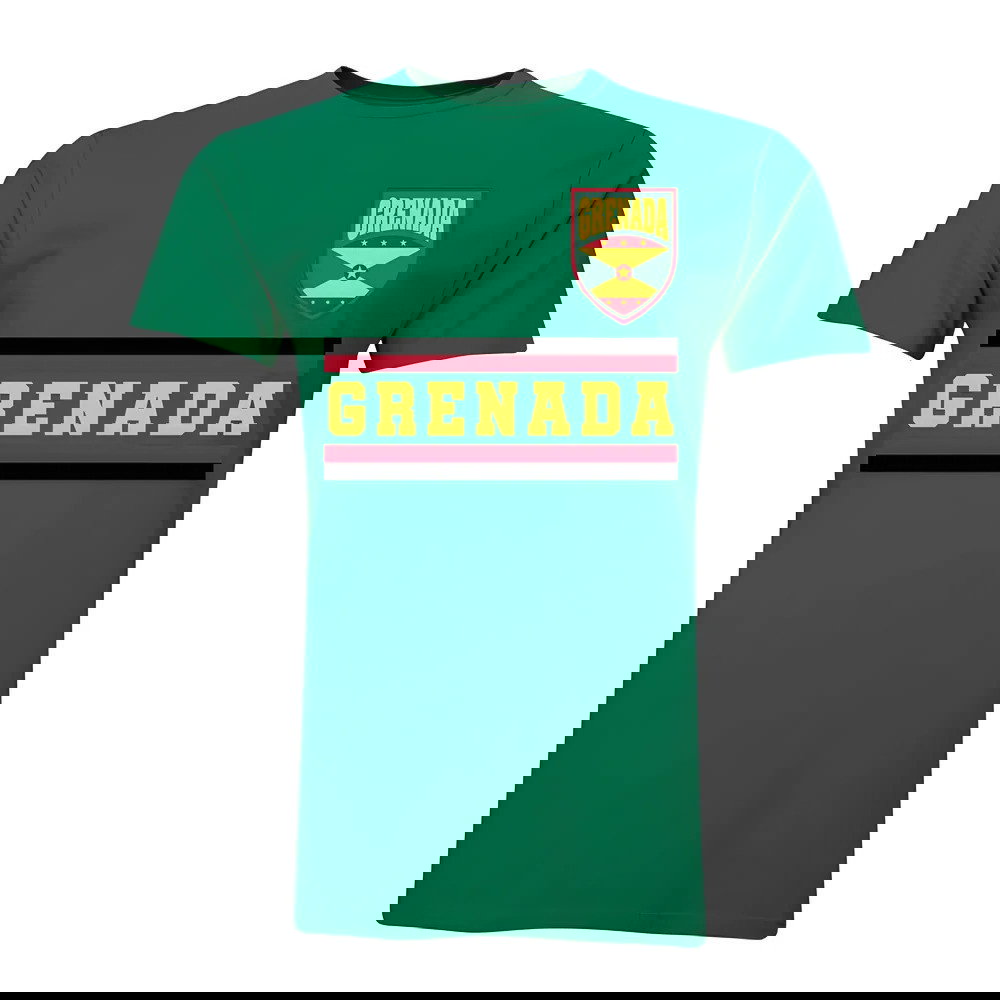 Grenada Core Football Country T-Shirt (Green)