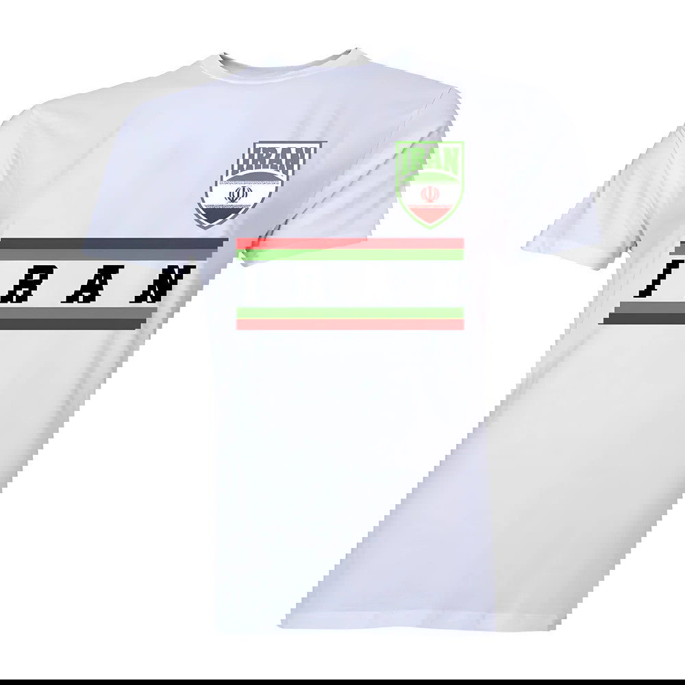 Iran Core Football Country T-Shirt (White)