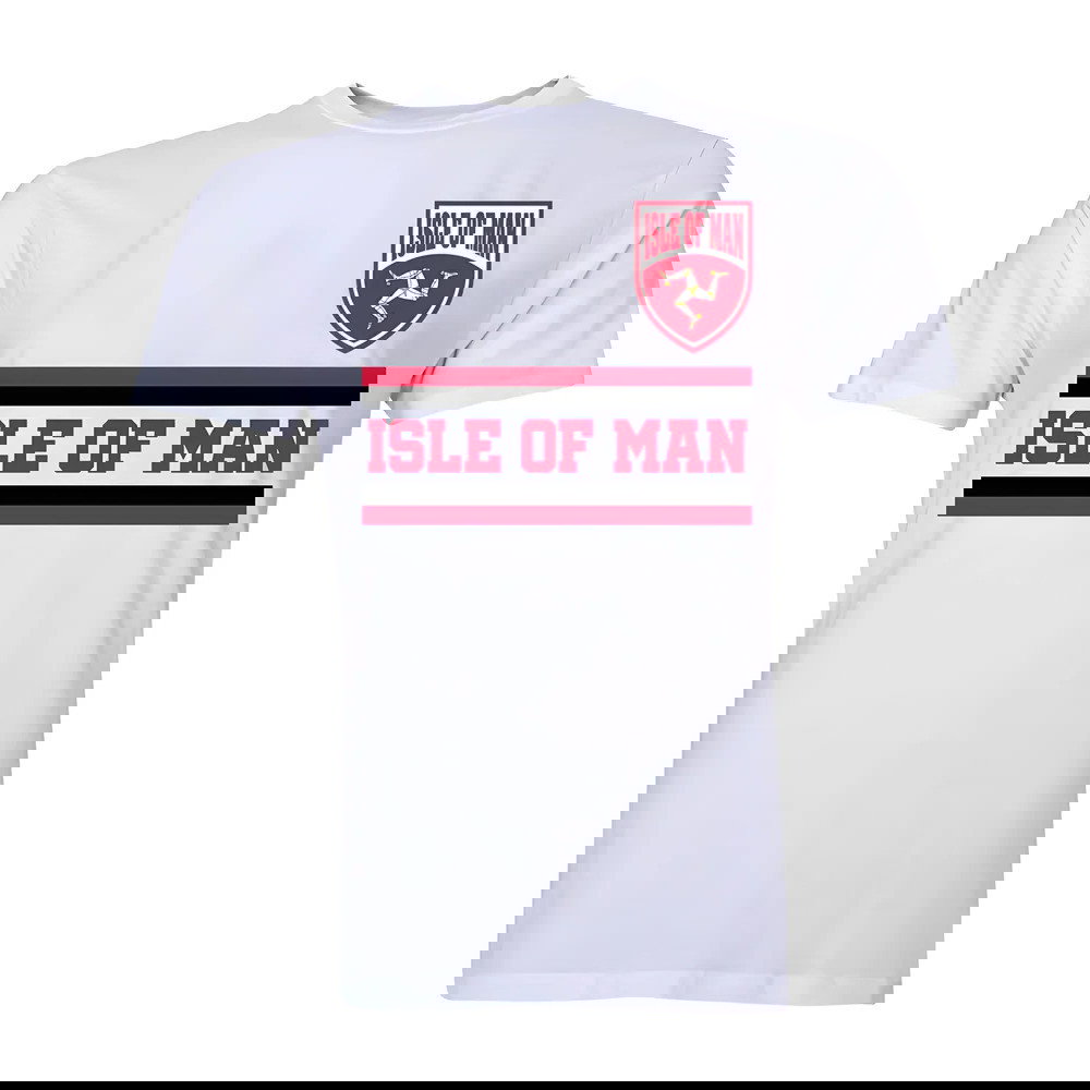 Isle Of Man Core Football Country T-Shirt (White)