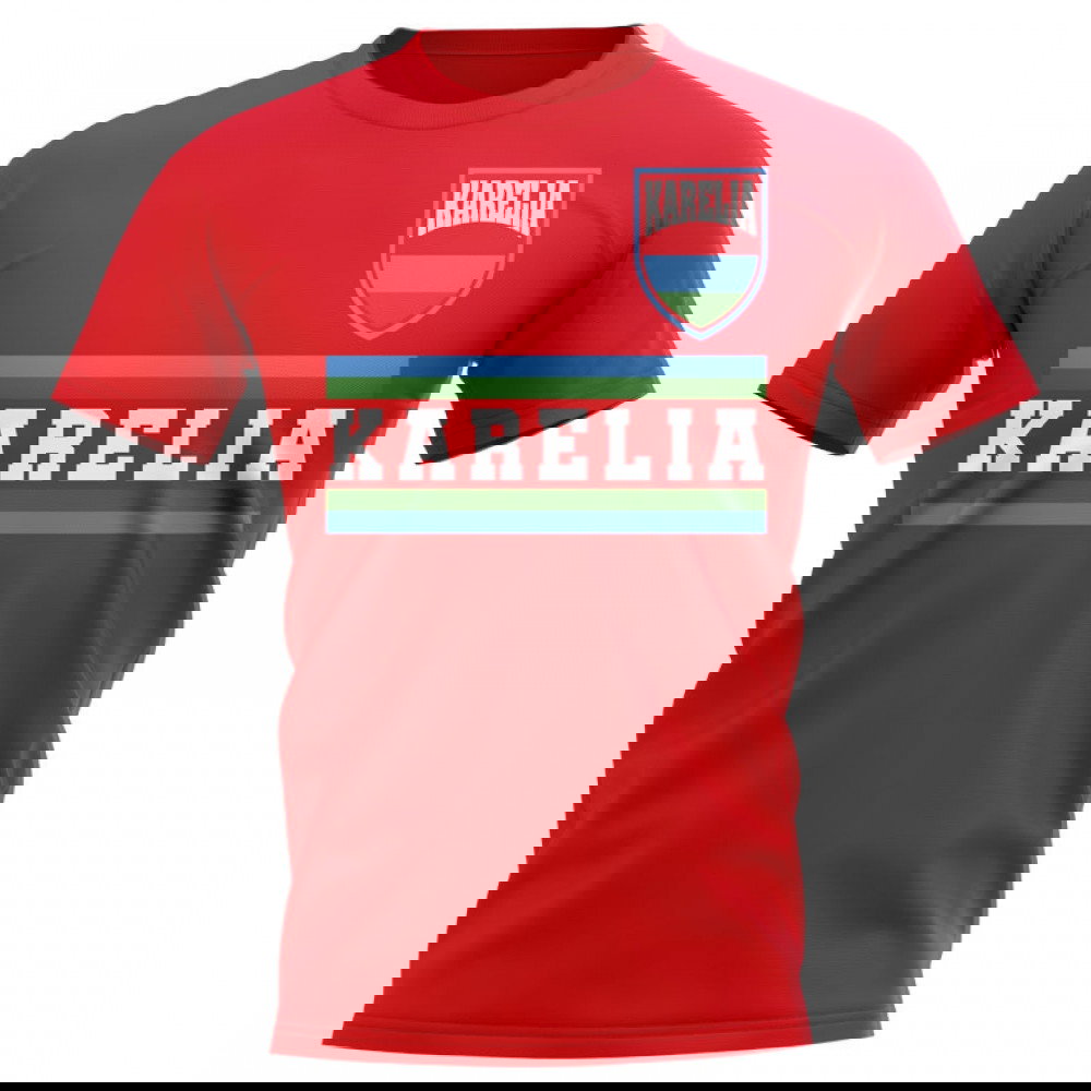 Karelia Core Football Country T-Shirt (Red)