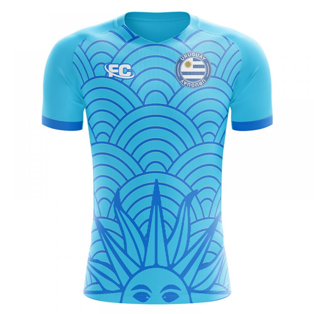 2018-2019 Uruguay Fans Culture Concept Home Shirt (D. Forlan 10) - Womens