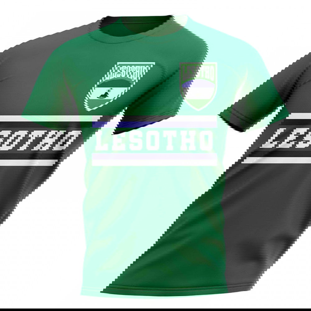 Lesotho Core Football Country T-Shirt (Green)