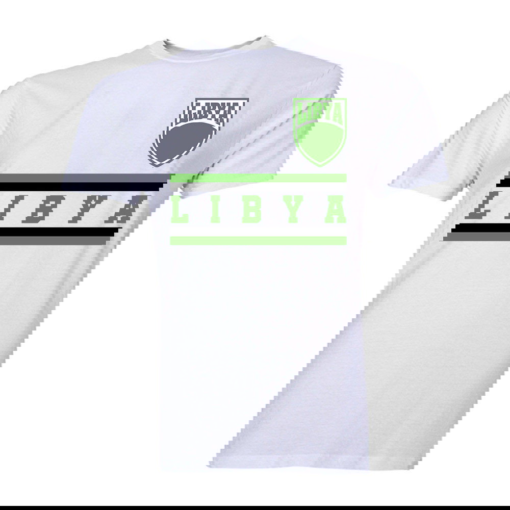 Libya Core Football Country T-Shirt (White)