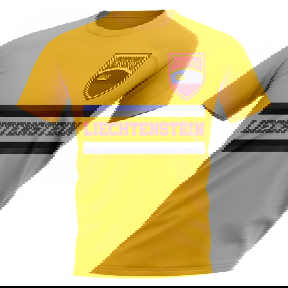 Liechtenstein Core Football Country T-Shirt (Yellow)