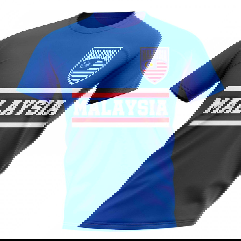 Malaysia Core Football Country T-Shirt (Blue)