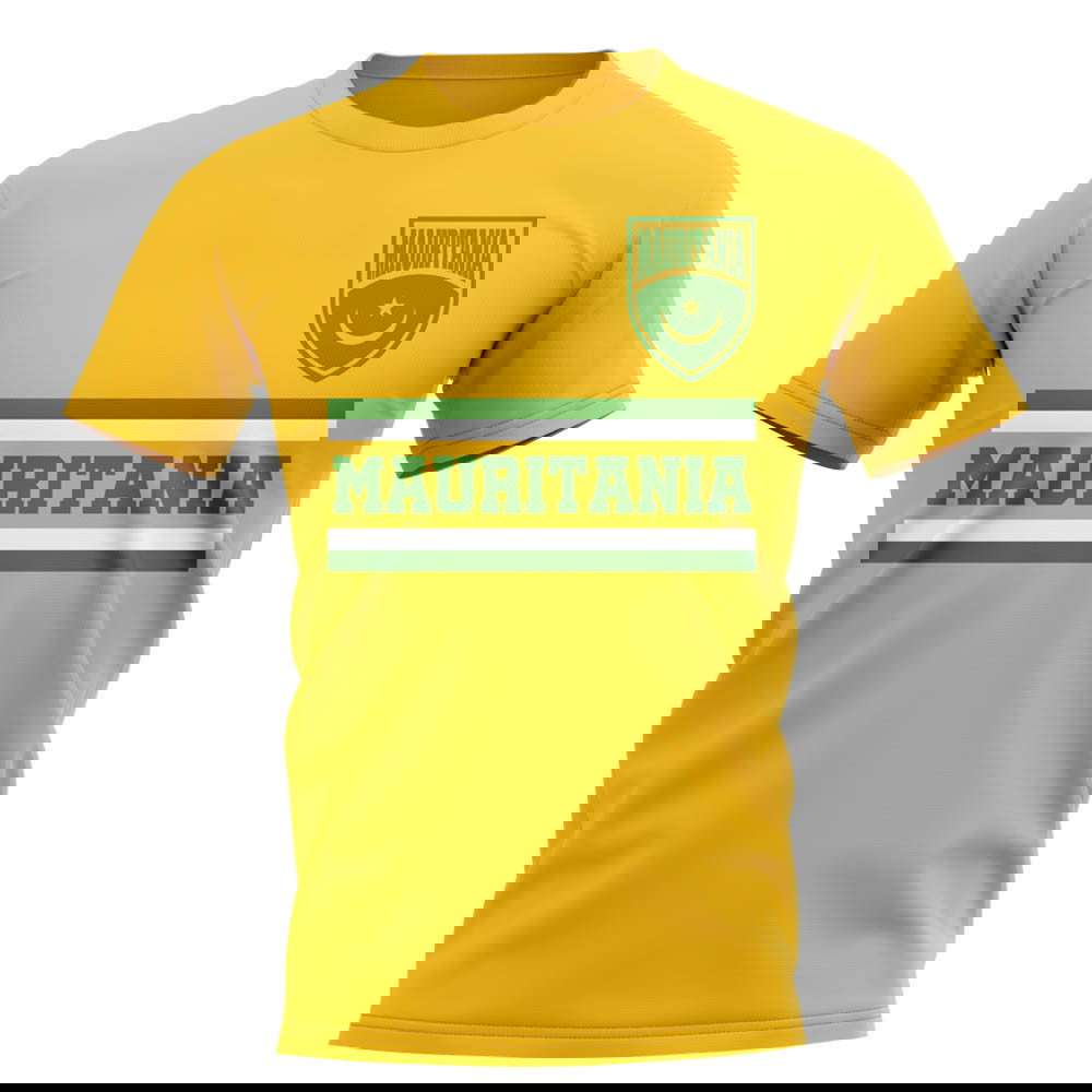 Mauritania Core Football Country T-Shirt (Yellow)