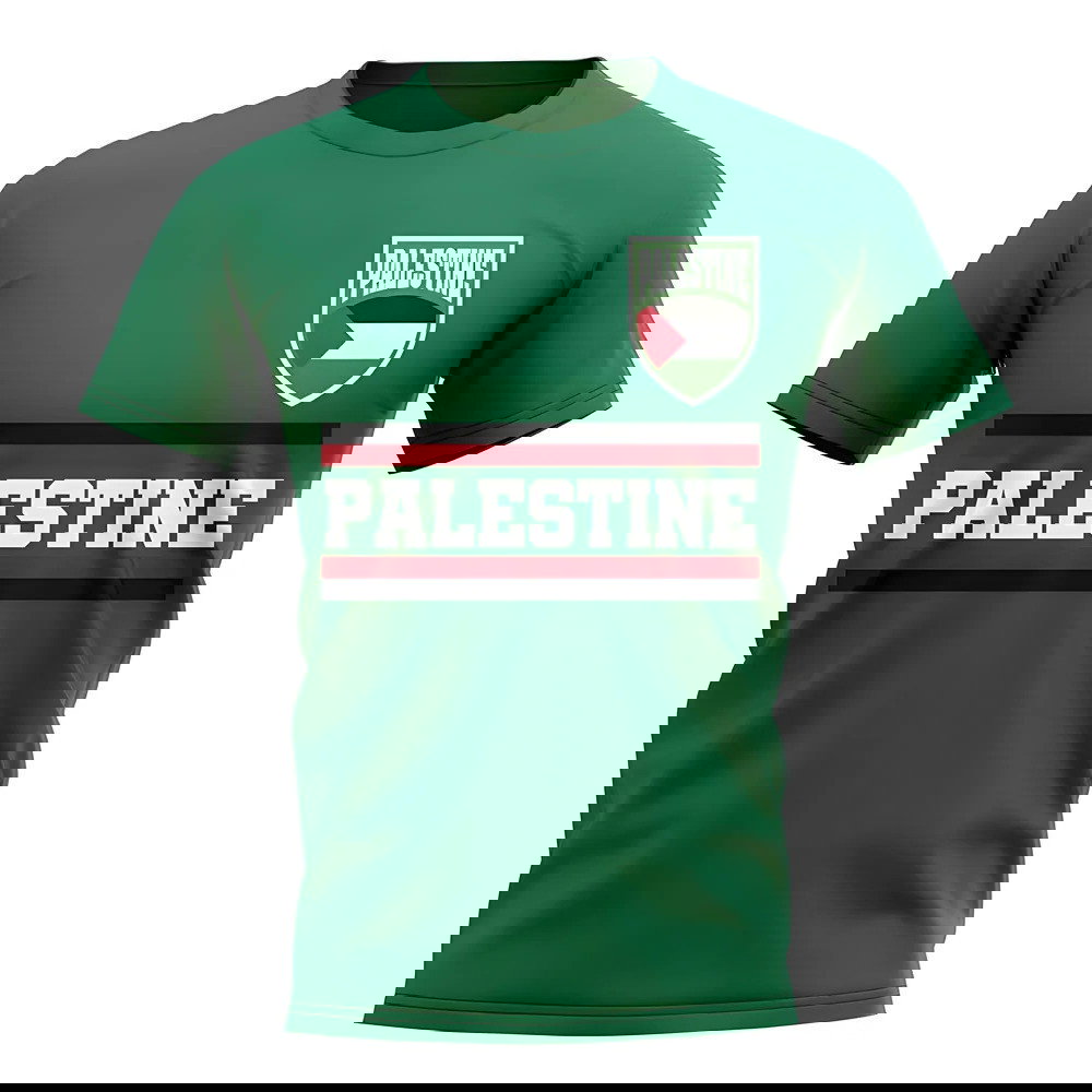Palestine Core Football Country T-Shirt (Green)