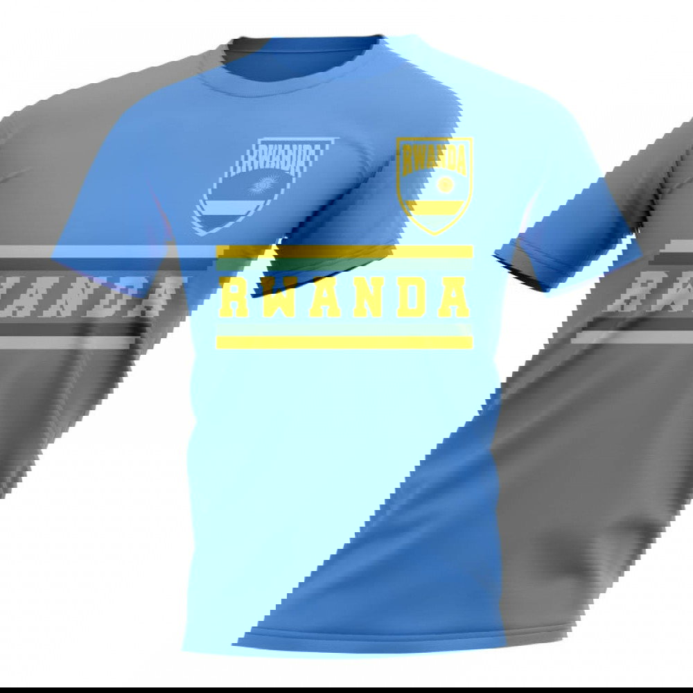 Rwanda Core Football Country T-Shirt (Sky)