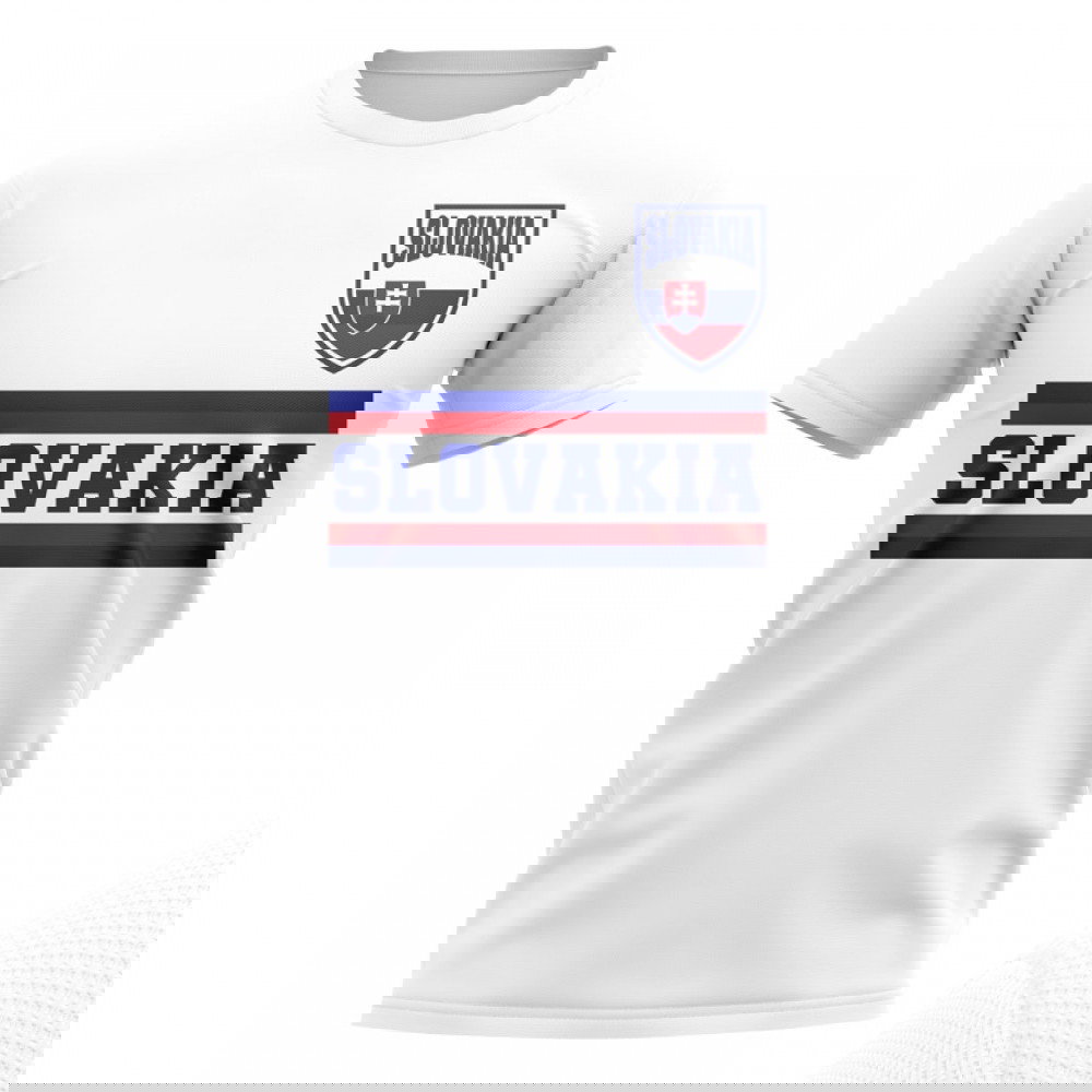 Slovakia Core Football Country T-Shirt (White)