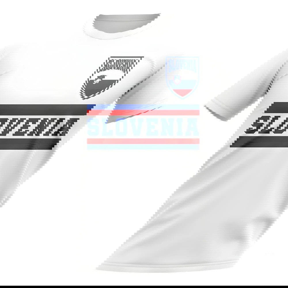 Slovenia Core Football Country T-Shirt (White)
