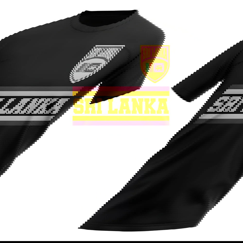 Sri Lanka Core Football Country T-Shirt (Black)