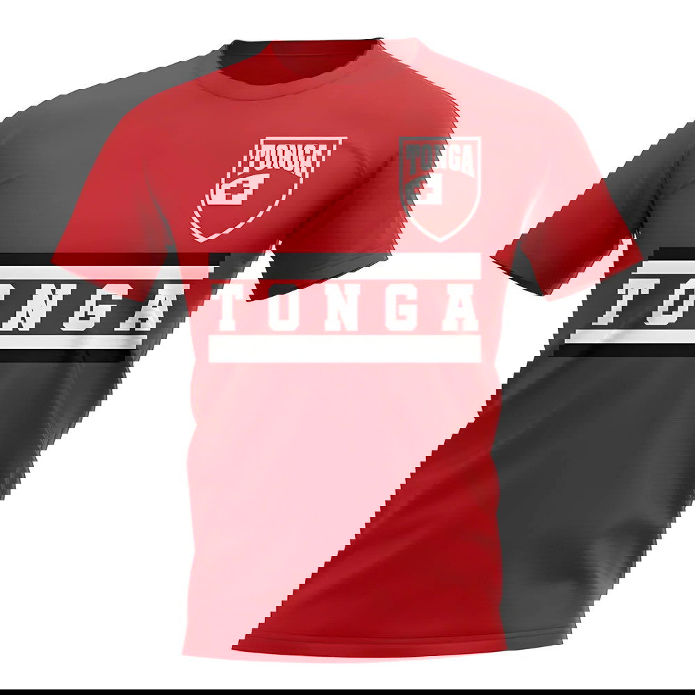 Tonga Core Football Country T-Shirt (Red)