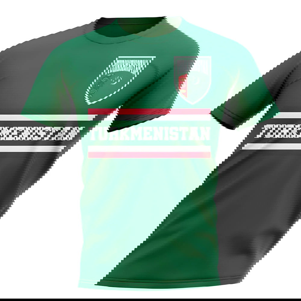 Turkmenistan Core Football Country T-Shirt (Green)