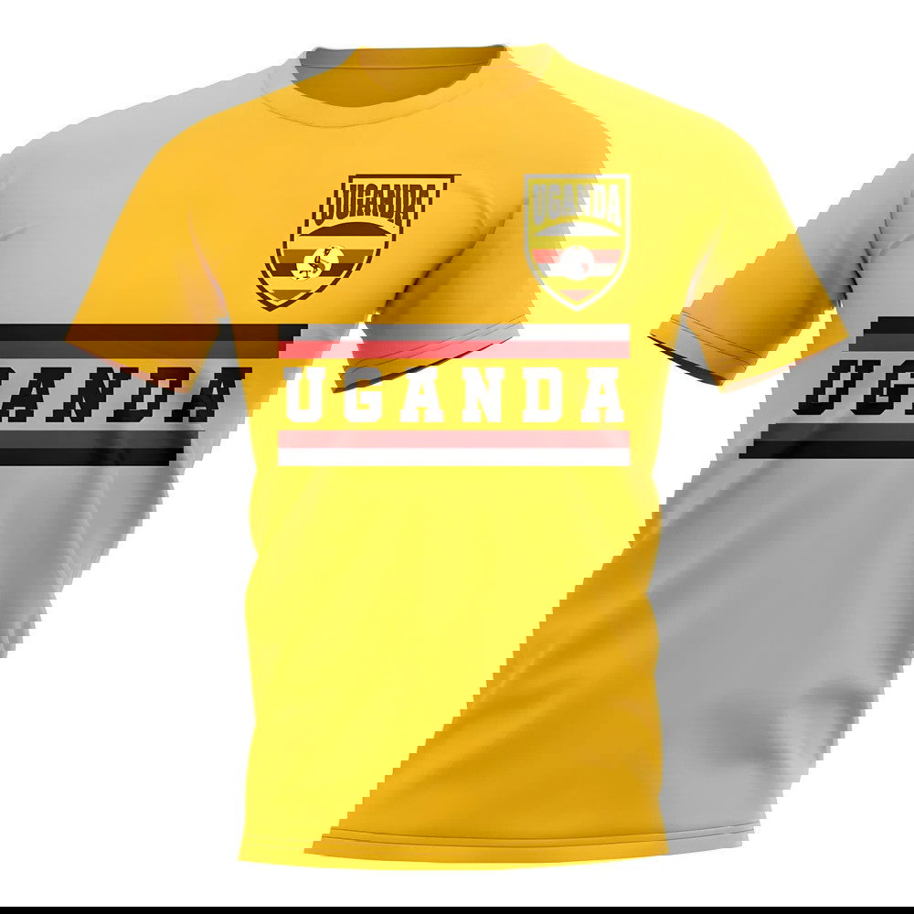 Uganda Core Football Country T-Shirt (Yellow)