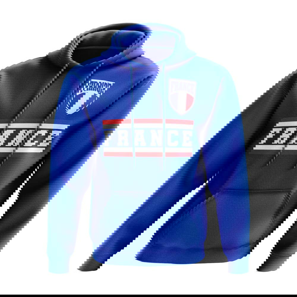 France Core Football Country Hoody (Blue)