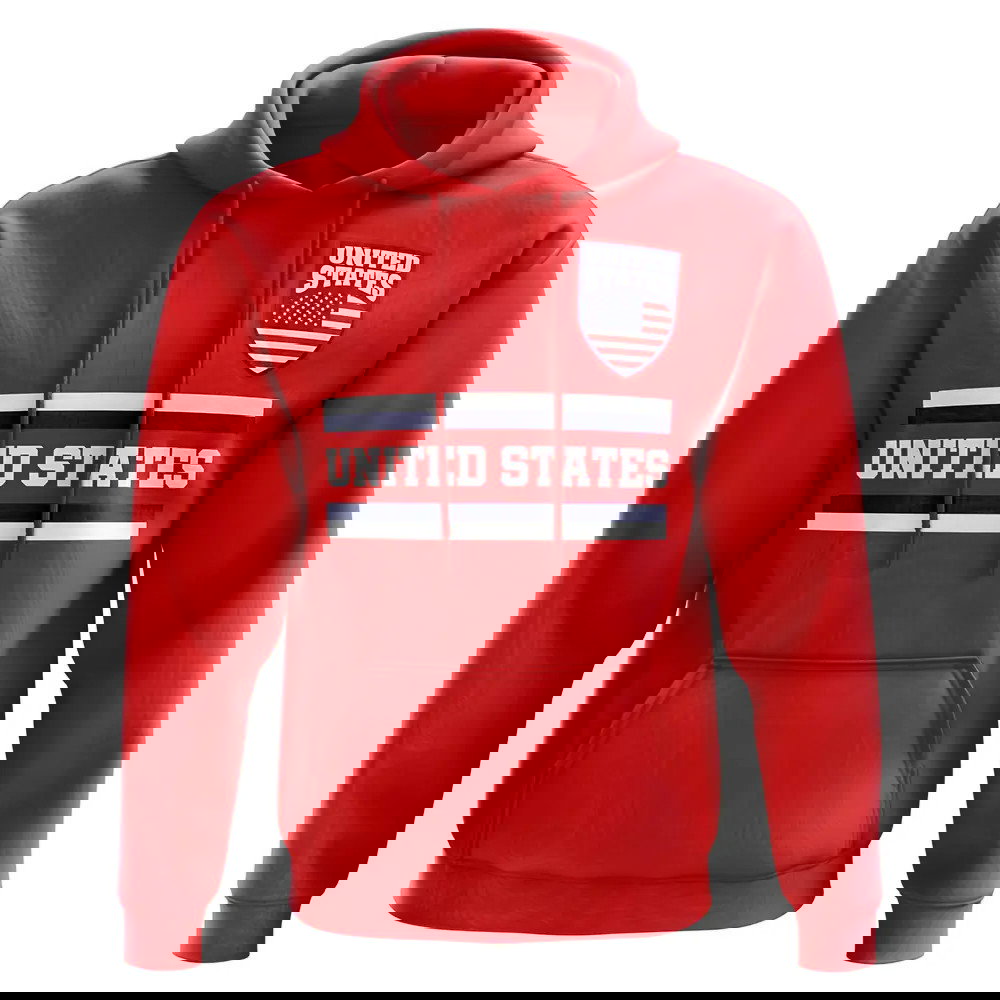 United States Core Football Country Hoody (Red)