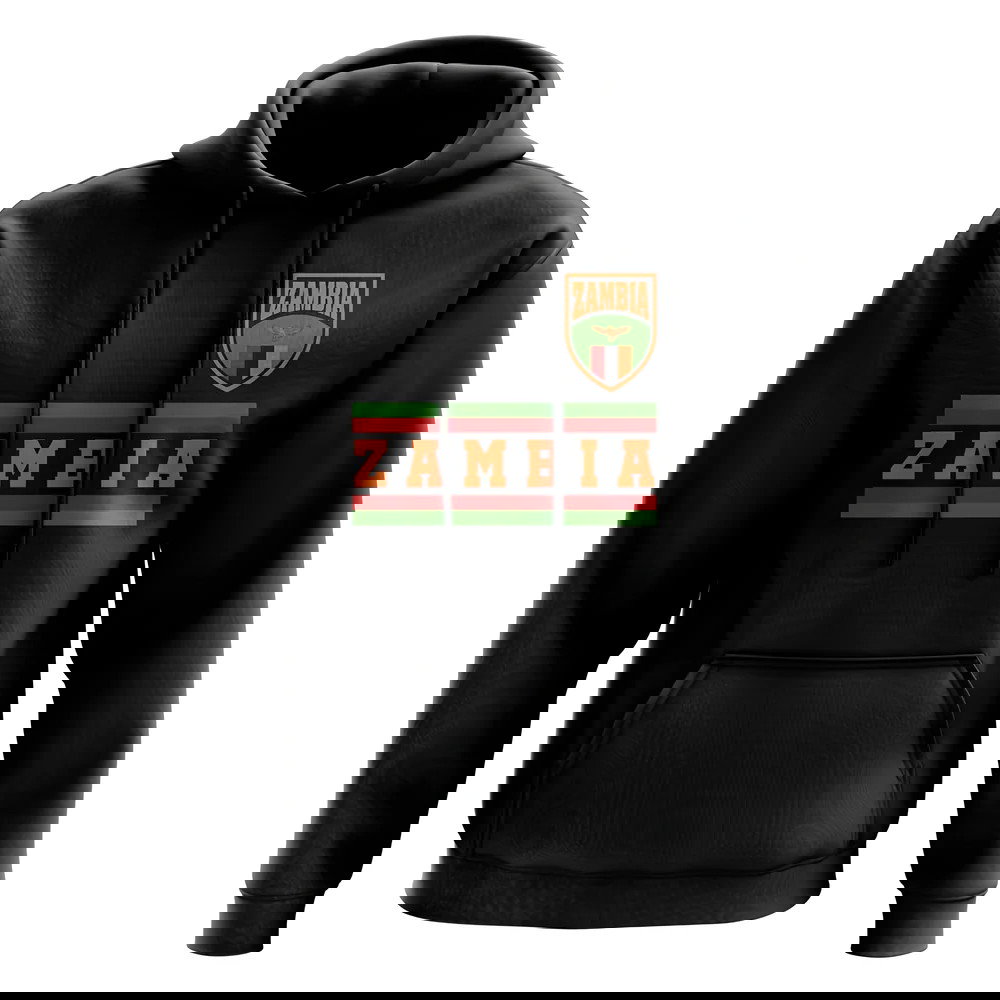 Zambia Core Football Country Hoody (Black)