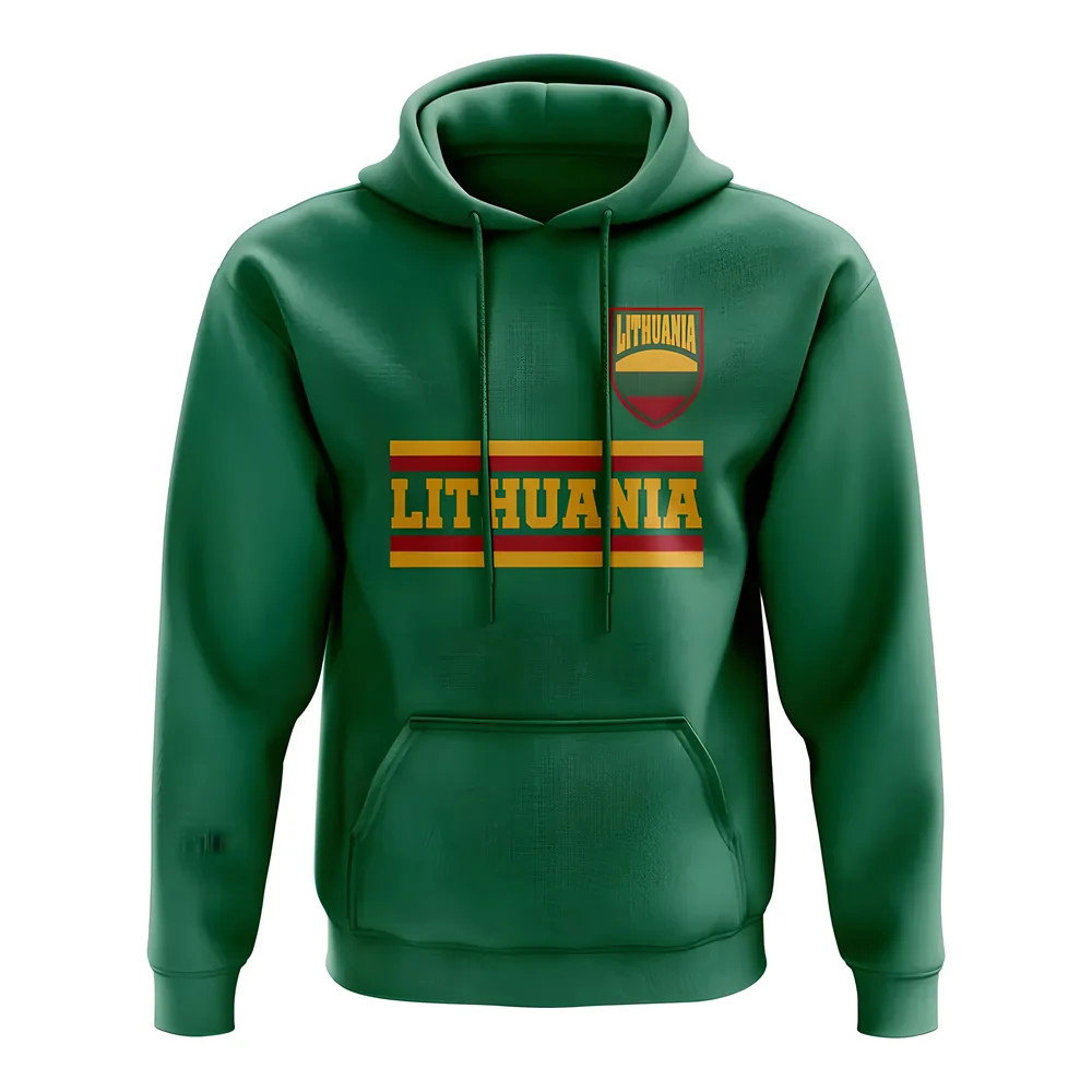 Lithuania Core Football Country Hoody (Green)