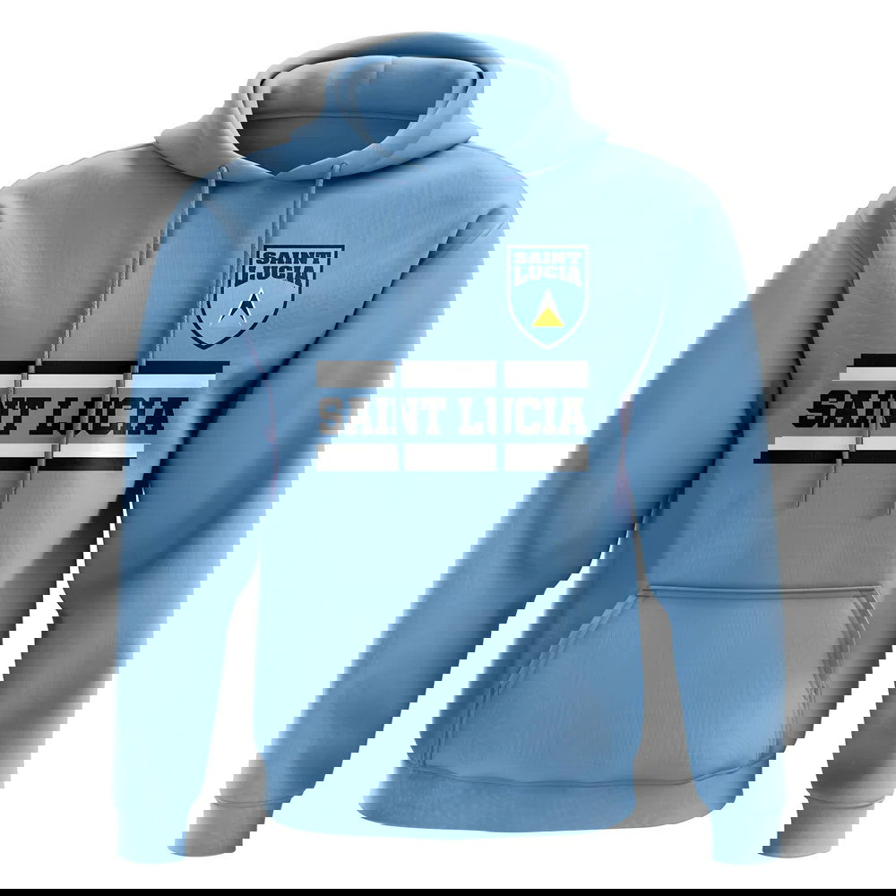 Saint Lucia Core Football Country Hoody (Sky Blue)