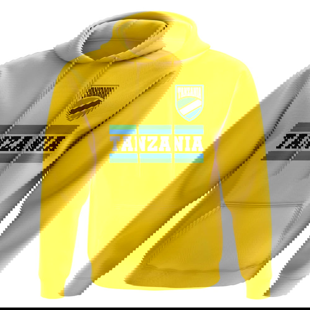 Tanzania Core Football Country Hoody (Yellow)