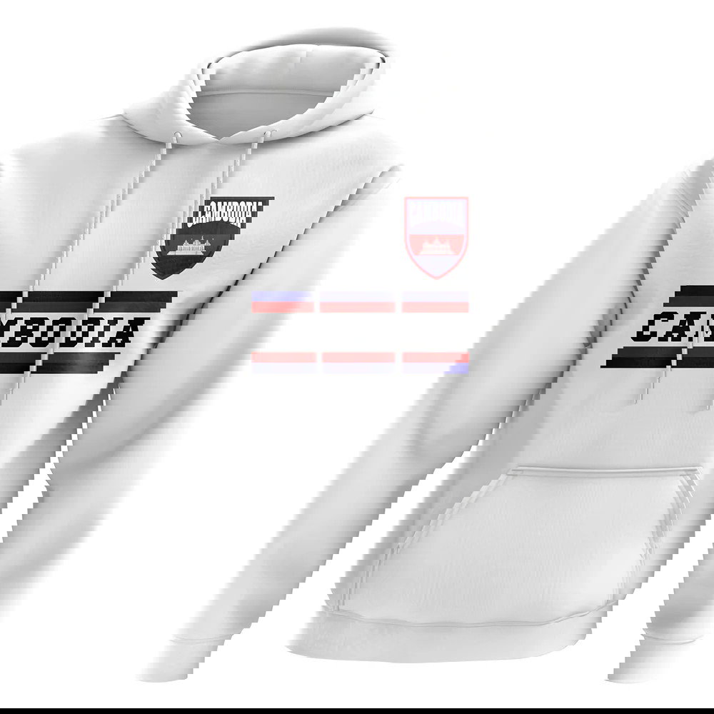 Cambodia Core Football Country Hoody (White)