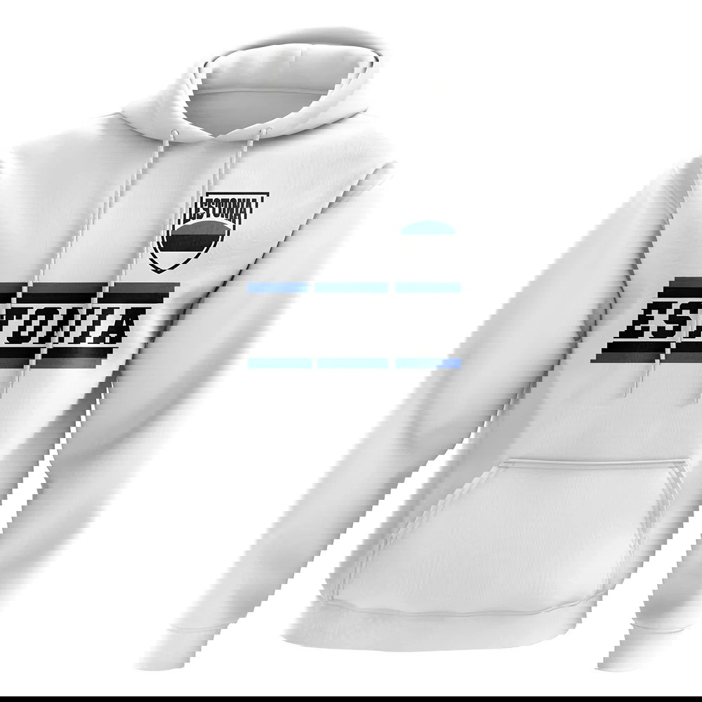 Estonia Core Football Country Hoody (White)