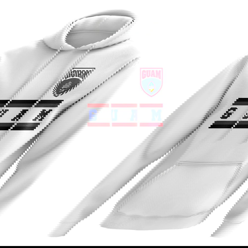 Guam Core Football Country Hoody (White)