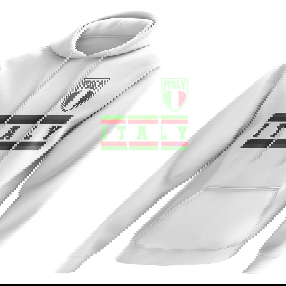 Italy Core Football Country Hoody (White)