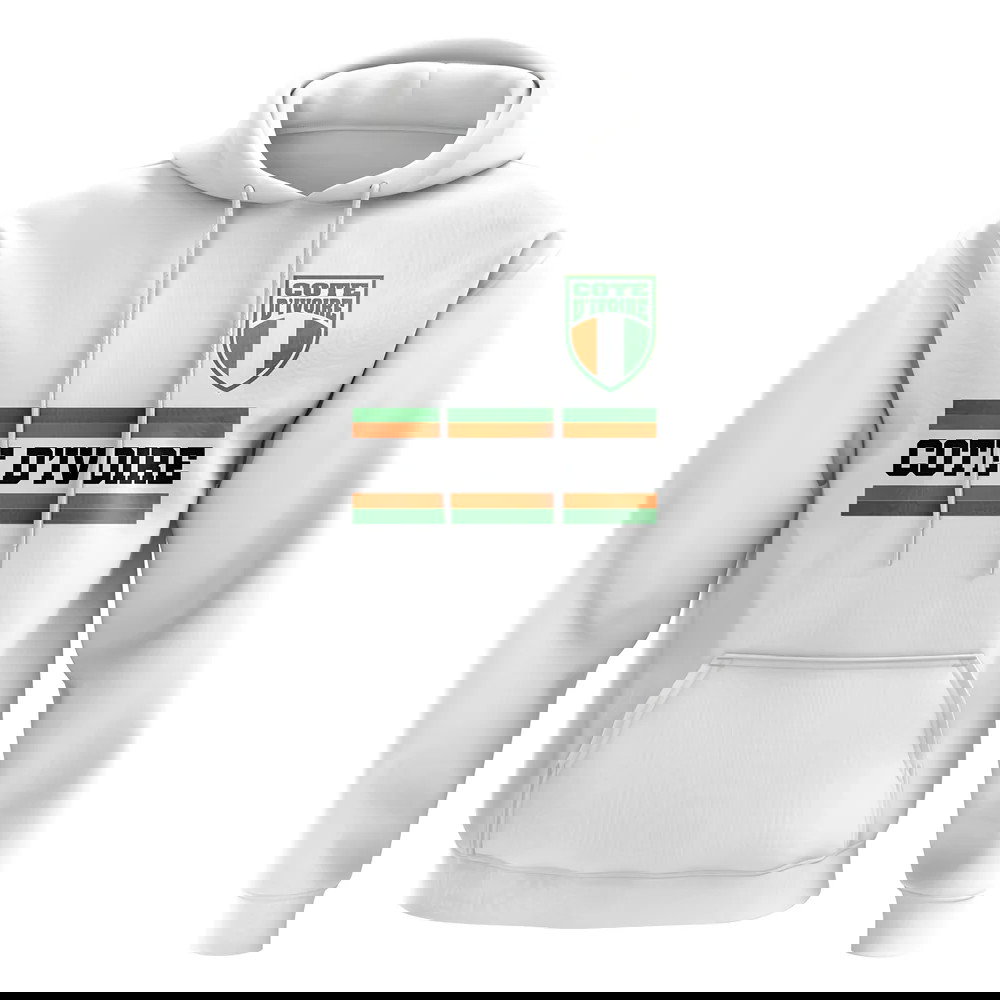 Ivory Coast Core Football Country Hoody (White)