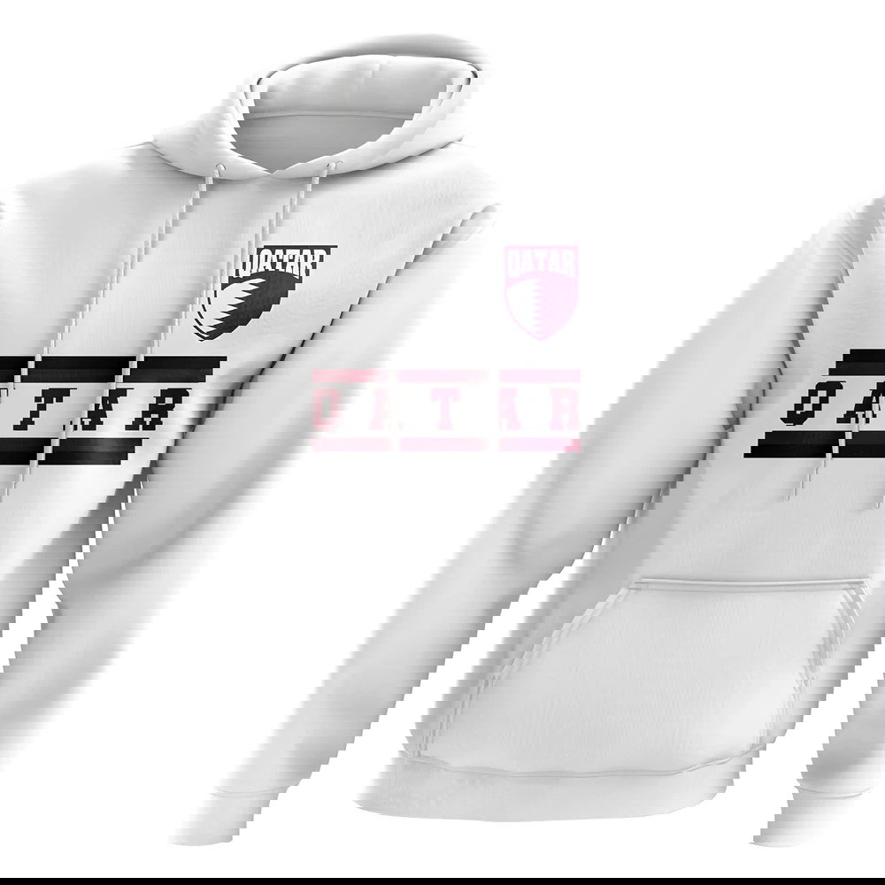 Qatar Core Football Country Hoody (White)