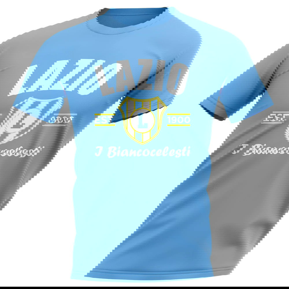 Lazio Established Football T-Shirt (Sky)