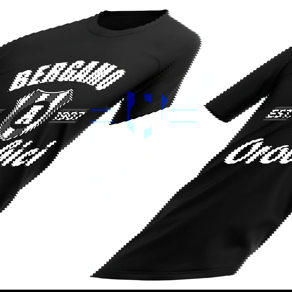 Atalanta Established Football T-Shirt (Black)