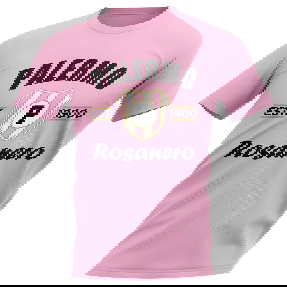Palermo Established Football T-Shirt (Pink)