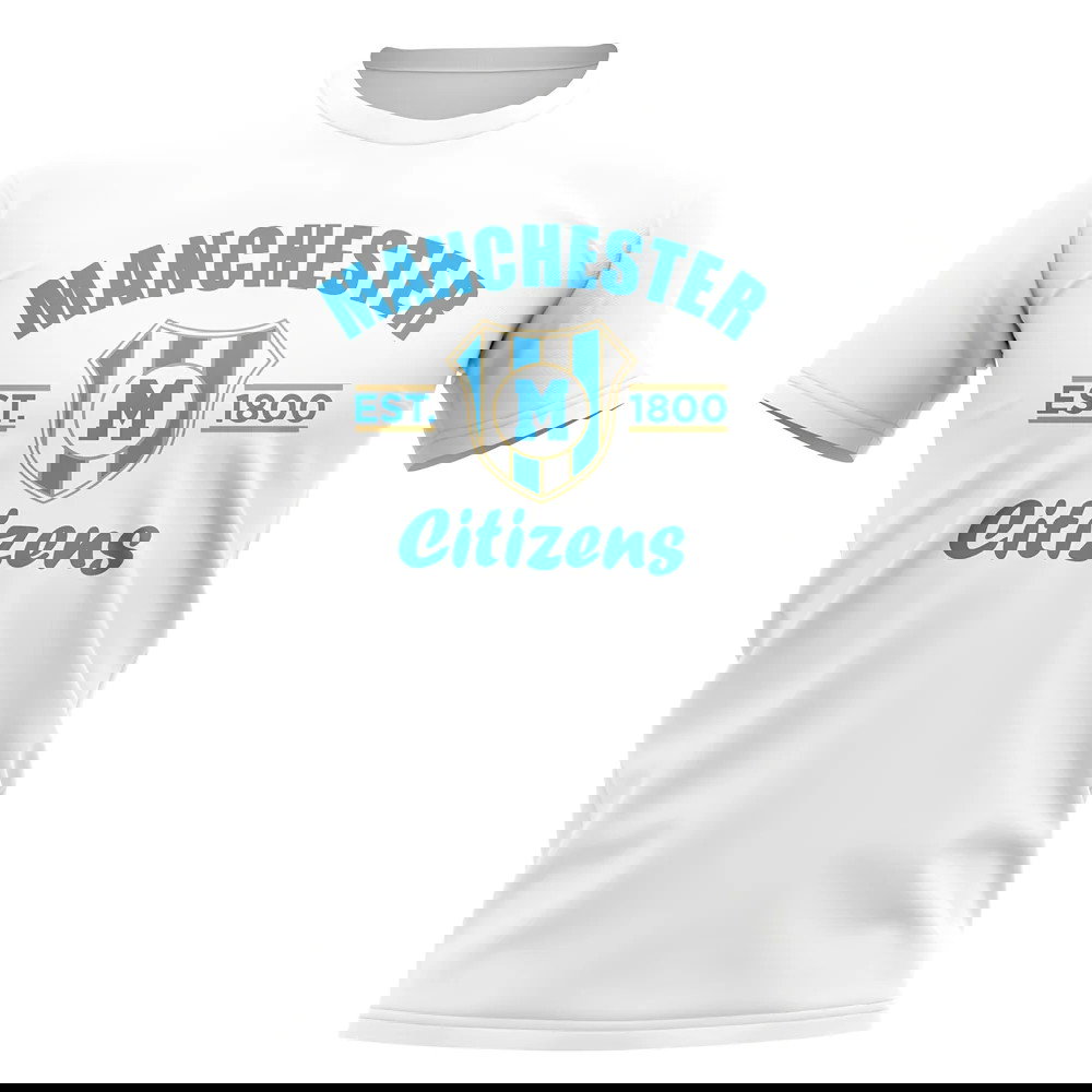 Man City Established Football T-Shirt (White)