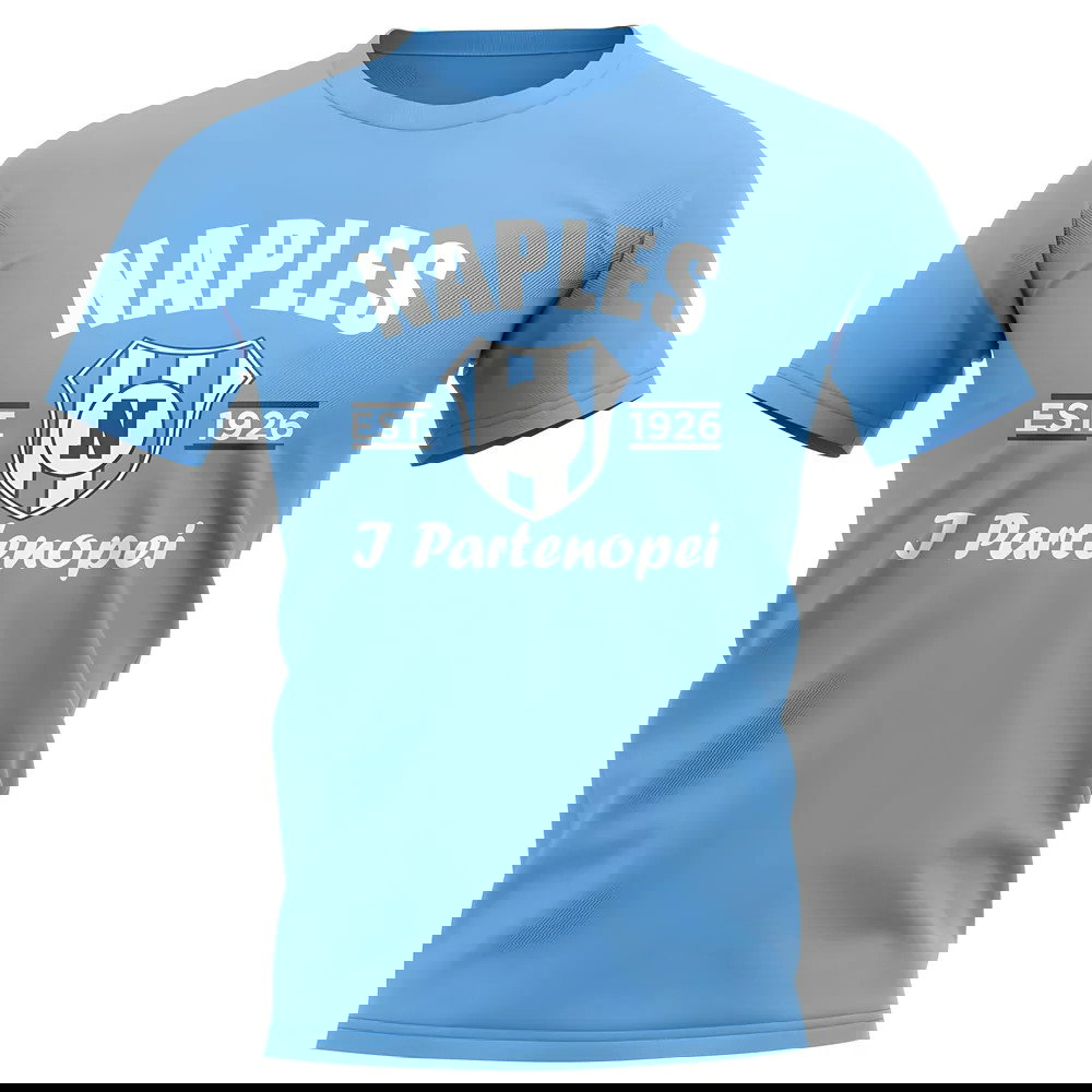 Napoli Established Football T-Shirt (Sky Blue)