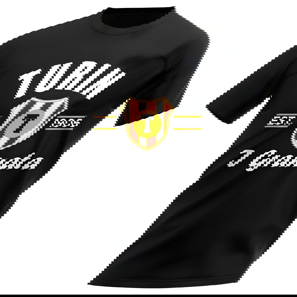 Torino Established Football T-Shirt (Black)