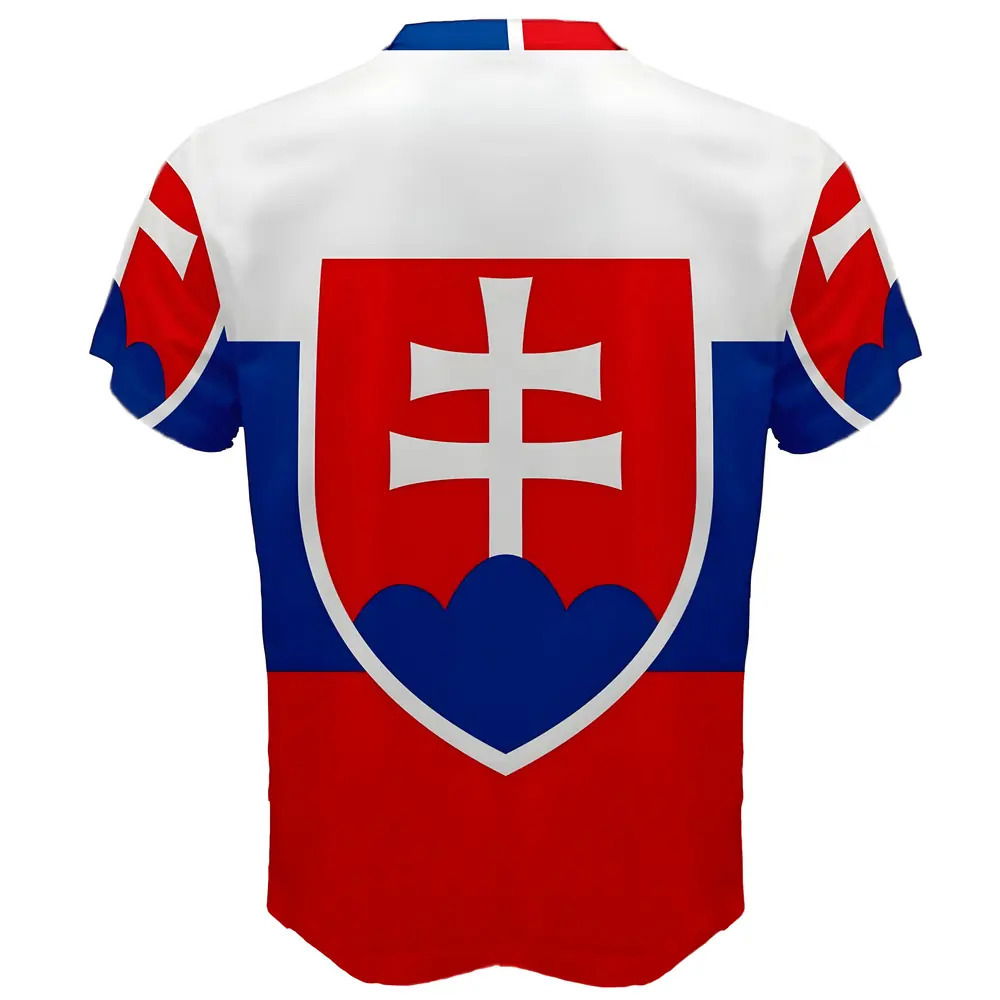 Slovakia Flag Sublimated Sports Jersey - Kids