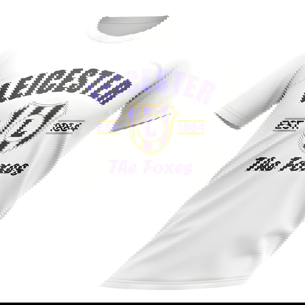 Leicester Established Football T-Shirt (White)