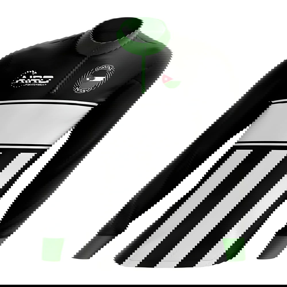 Jordan Concept Football Half Zip Midlayer Top (Black-White)