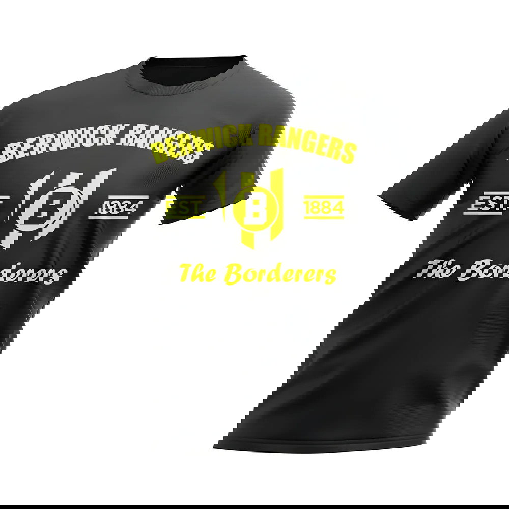 Berwick Rangers Established Football T-Shirt (Black)