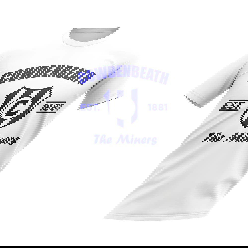 Cowdenbeath Established Football T-Shirt (White)