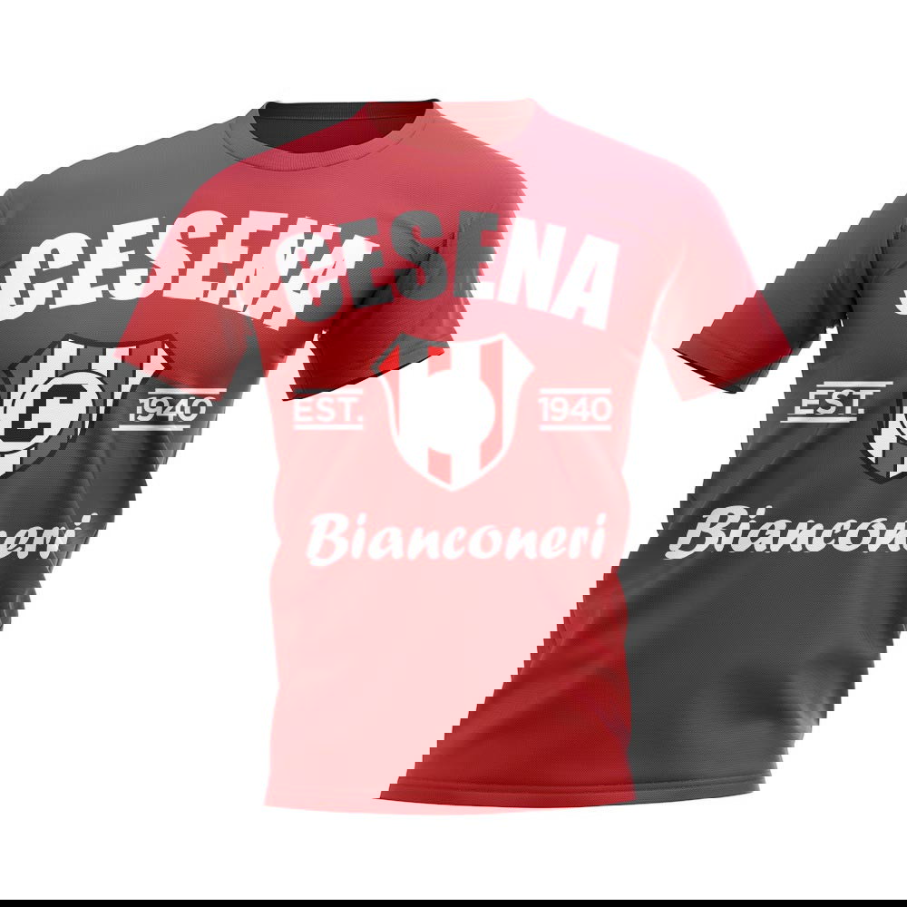 Cesena Established Football T-Shirt (Red)
