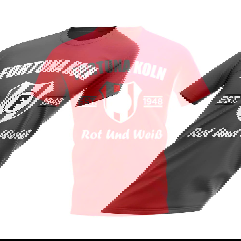Fortuna Koln Established Football T-Shirt (Red)