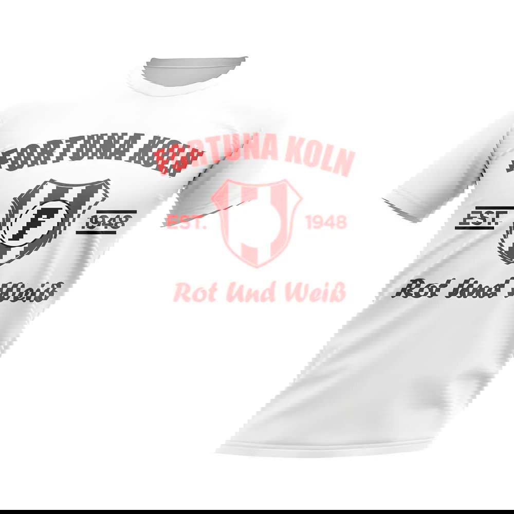 Fortuna Koln Established Football T-Shirt (White)
