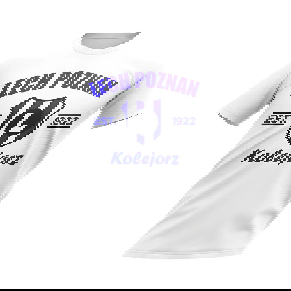 Lech Poznan Established Football T-Shirt (White)