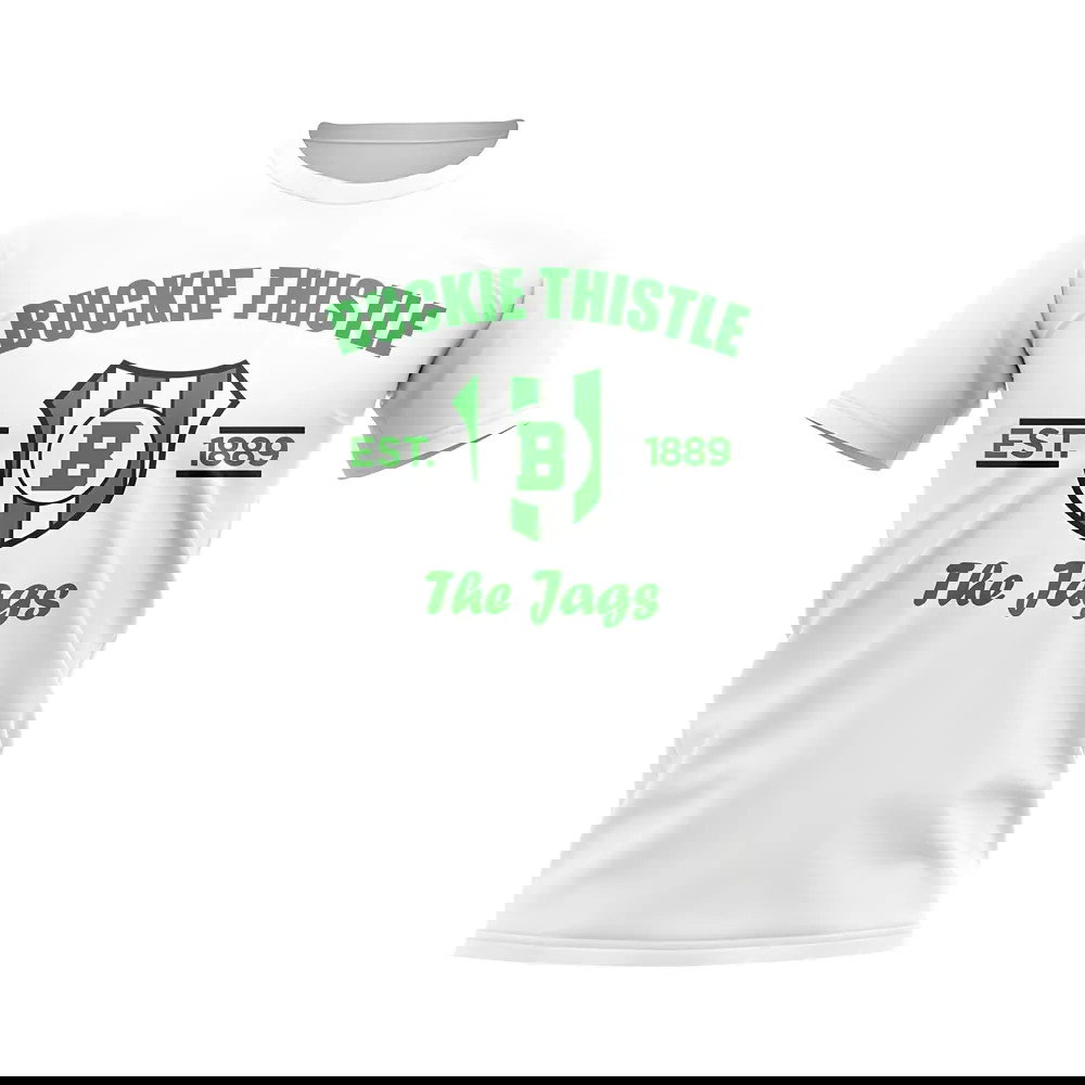 Buckie Thistle Established Football T-Shirt (White)