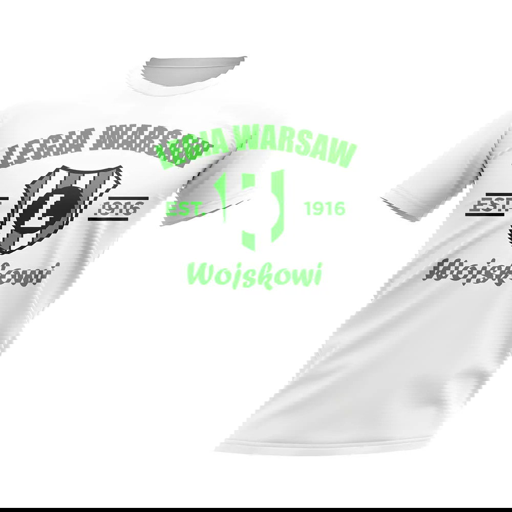 Legia Warsaw Established Football T-Shirt (White)