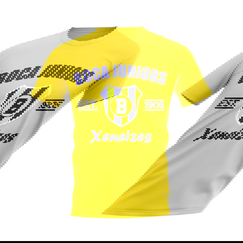 Boca Juniors Established Football T-Shirt (Yellow)