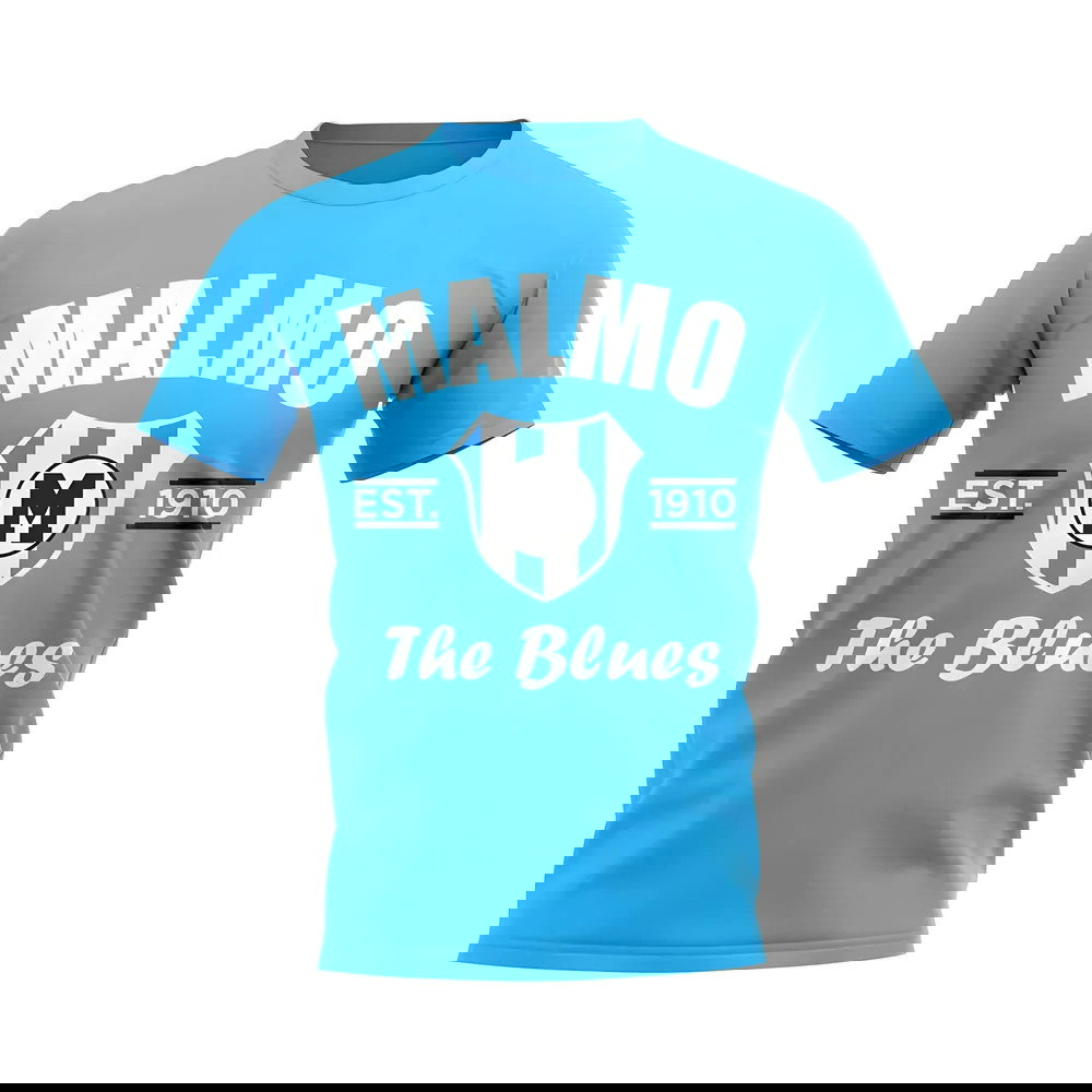 Malmo Established Football T-Shirt (Sky)